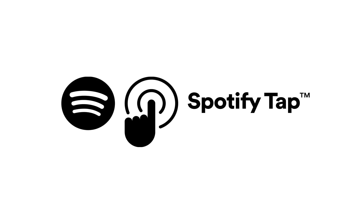 Image of finger pressing a button to access Spotify Tap™